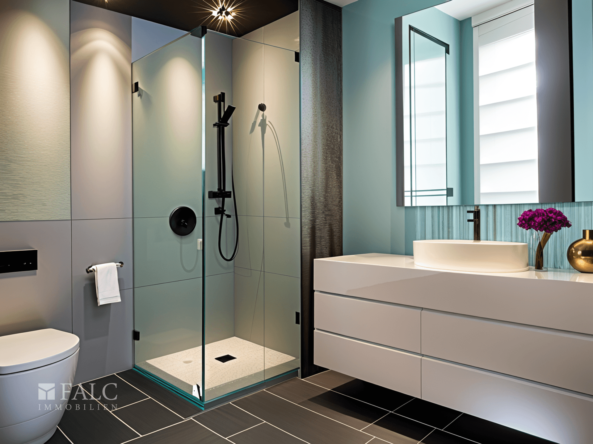 EG: Badezimmer gestagt